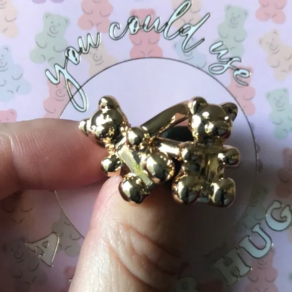 Gold gummy bear BFF rings - Picture 2 of 6